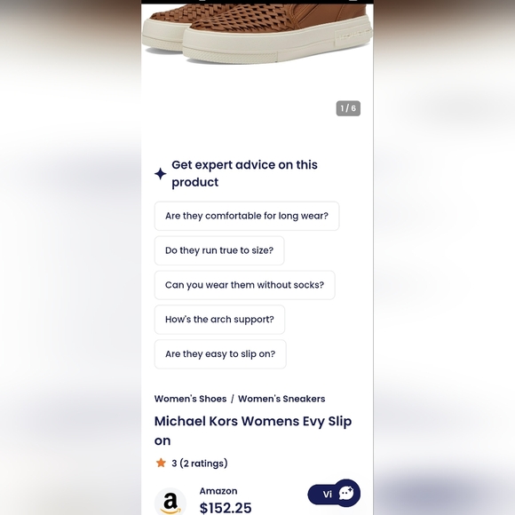 New Michael Kors Leather Evy Slip On Shoes Women’s Size 5.5 in brown. - Picture 9 of 9